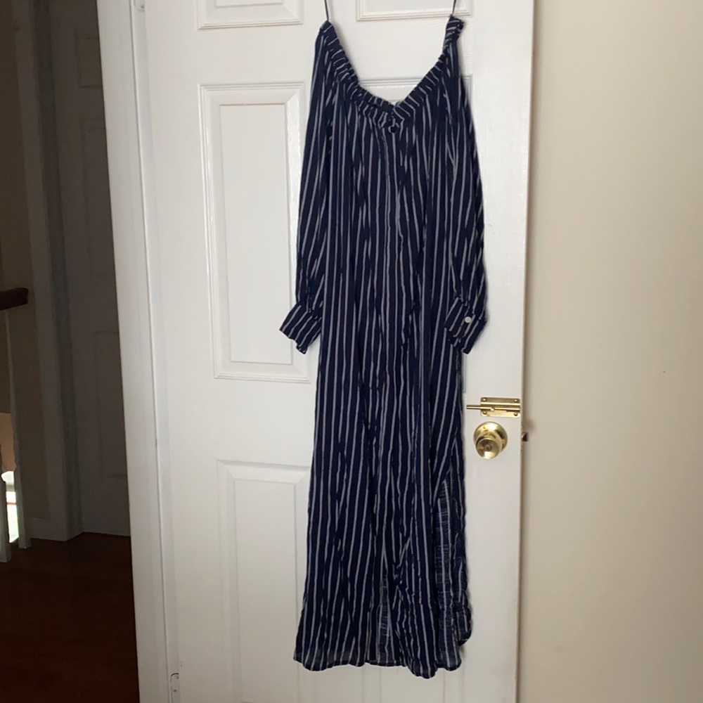 Off the shoulder maxi dress